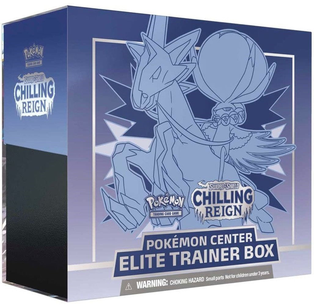 Chilling Reign Pokemon Center Elite Trainer Box [Ice Rider Calyrex] (Exclusive) [SWSH06 - 0]
