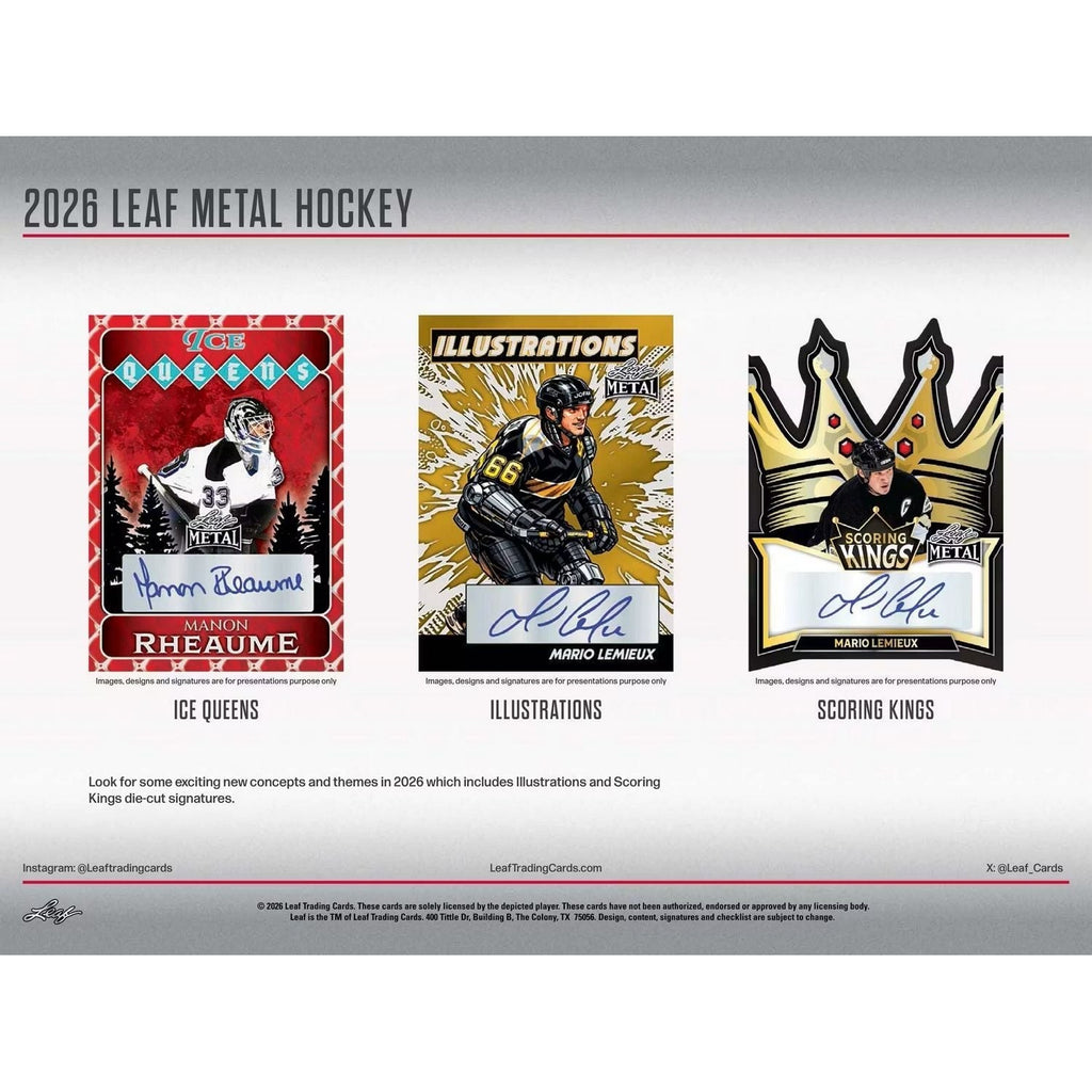 2026 Leaf Metal Hockey Hobby Box