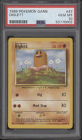 Diglett Pokemon Base Set #47 PSA 10