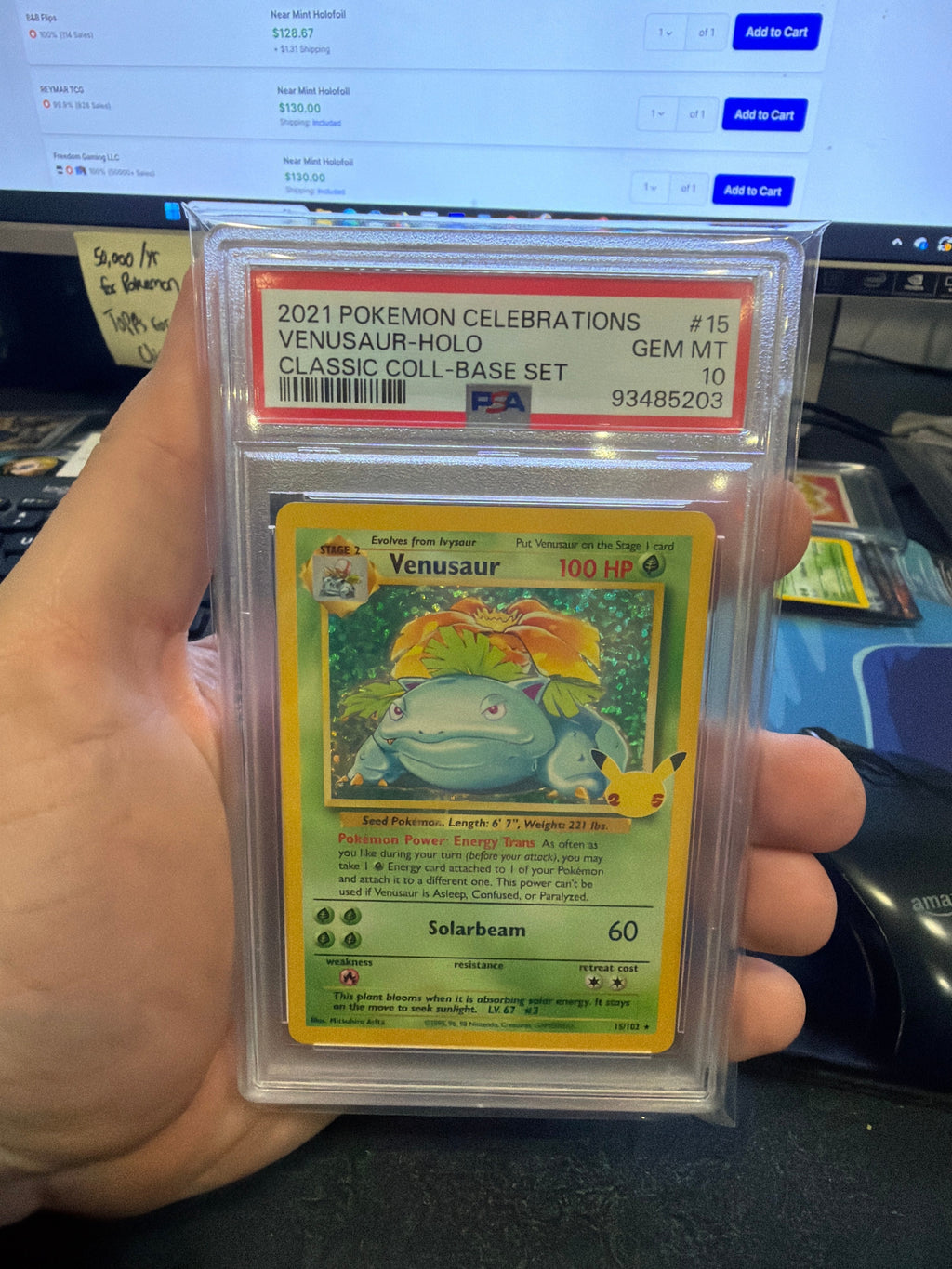 PSA 10 Venusaur - Celebrations Classic Collection