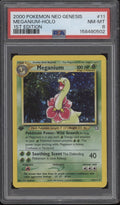Meganium Pokemon Neo Genesis Holo 1st Edition #11 PSA 8