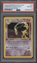Sabrina's Alakazam Pokemon Gym Challenge Holo 1st Edition #16 PSA 8