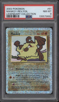 Mankey Pokemon Legendary Collection Reverse Foil #81 PSA 8