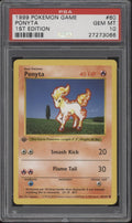 Ponyta Pokemon Base Set 1st Edition #60 PSA 10