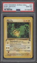 Baby Pikachu Pokemon World Collection Italian #27 PSA 10