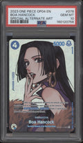 Boa Hancock One Piece Card Game OP04 Special Alternate Art #078 PSA 10