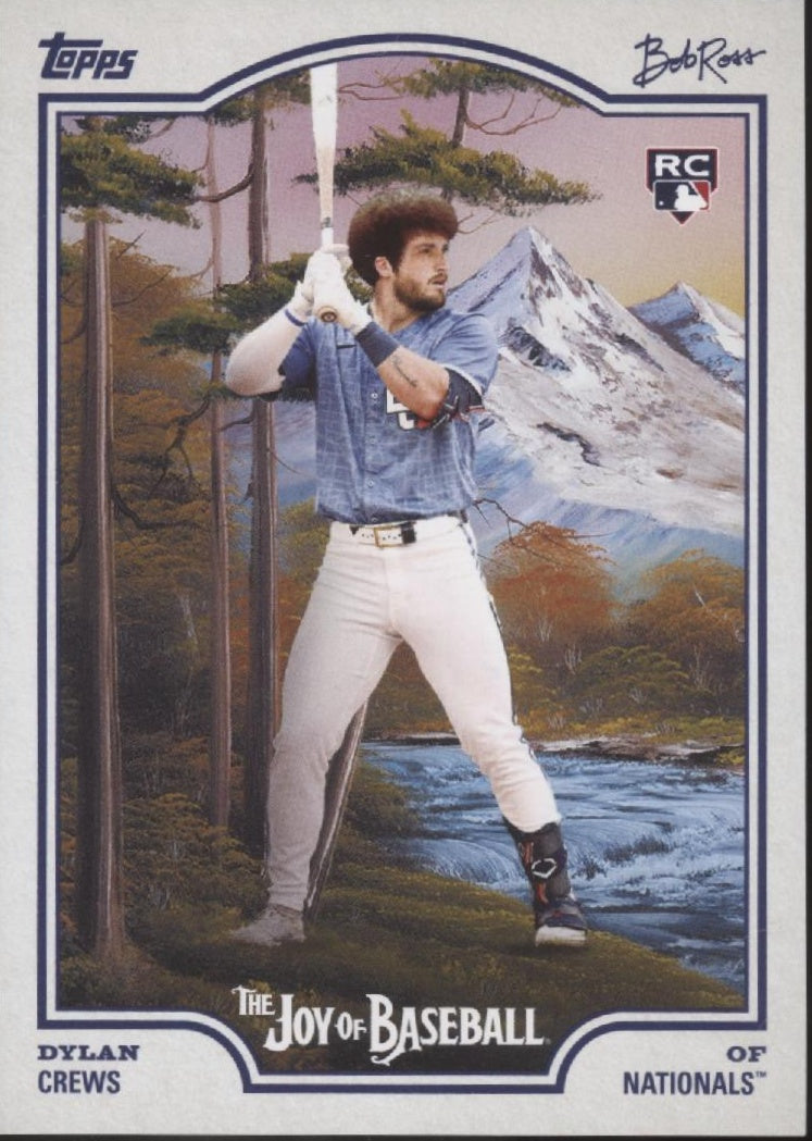 Dylan Crews 2025 Topps x Bob Ross The Joy of Baseball RC #HM-75