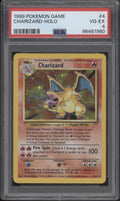 Charizard Pokemon Base Set Holo #4 PSA 4