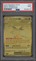 Mega Greninja ex Pokemon Chaos Rising Mega Hyper Rare #122 PSA 9