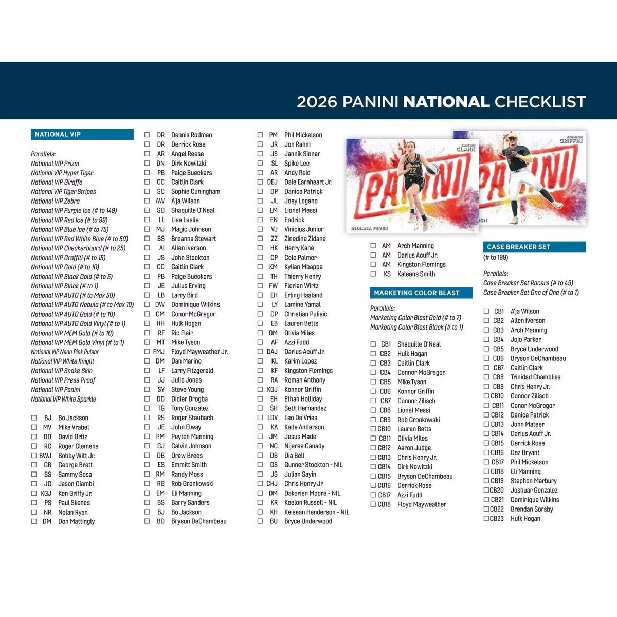 2026 Panini National VIP Exclusive Sealed Box (Gold Packs & Gem Box)