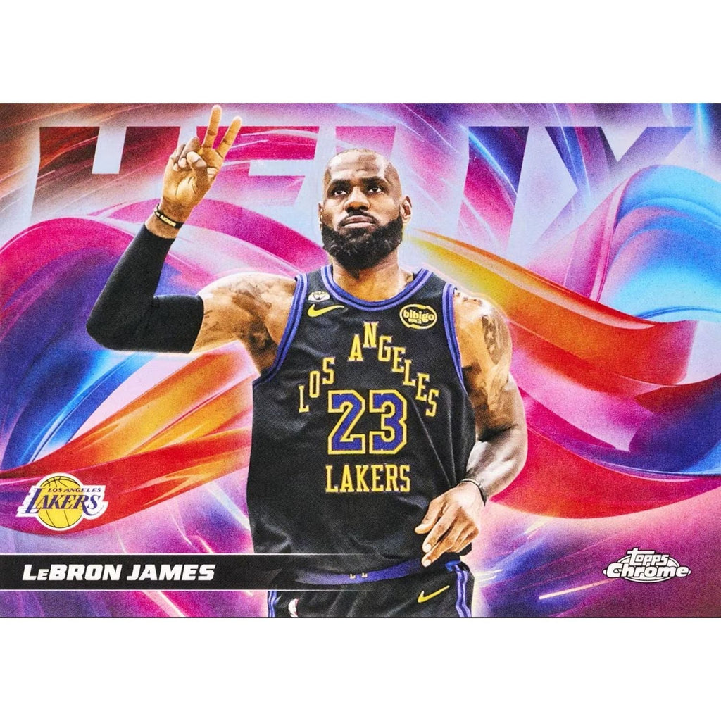 2025-26 Topps Chrome Update Series Basketball Jumbo Box