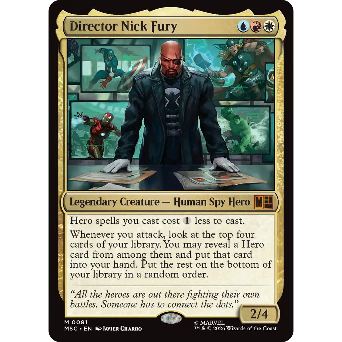Magic the Gathering: Marvel Super Heroes Collector Commander Deck Avengers Assemble