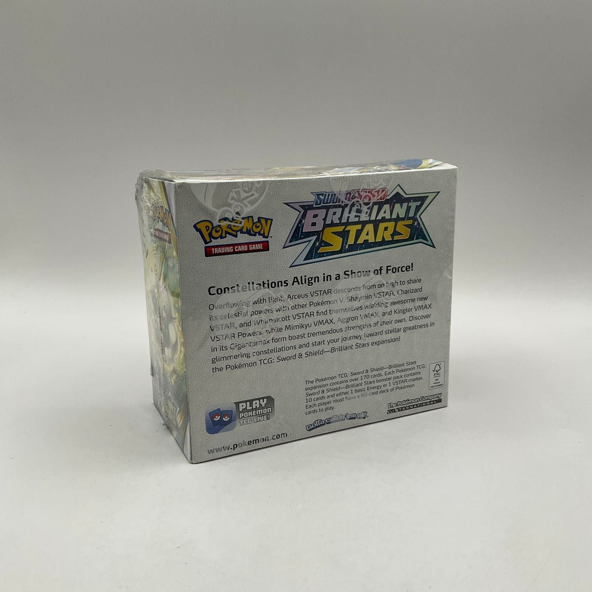 Pokemon: Sword & Shield Brilliant Stars Booster Box #2 *See Pictures for Condition*