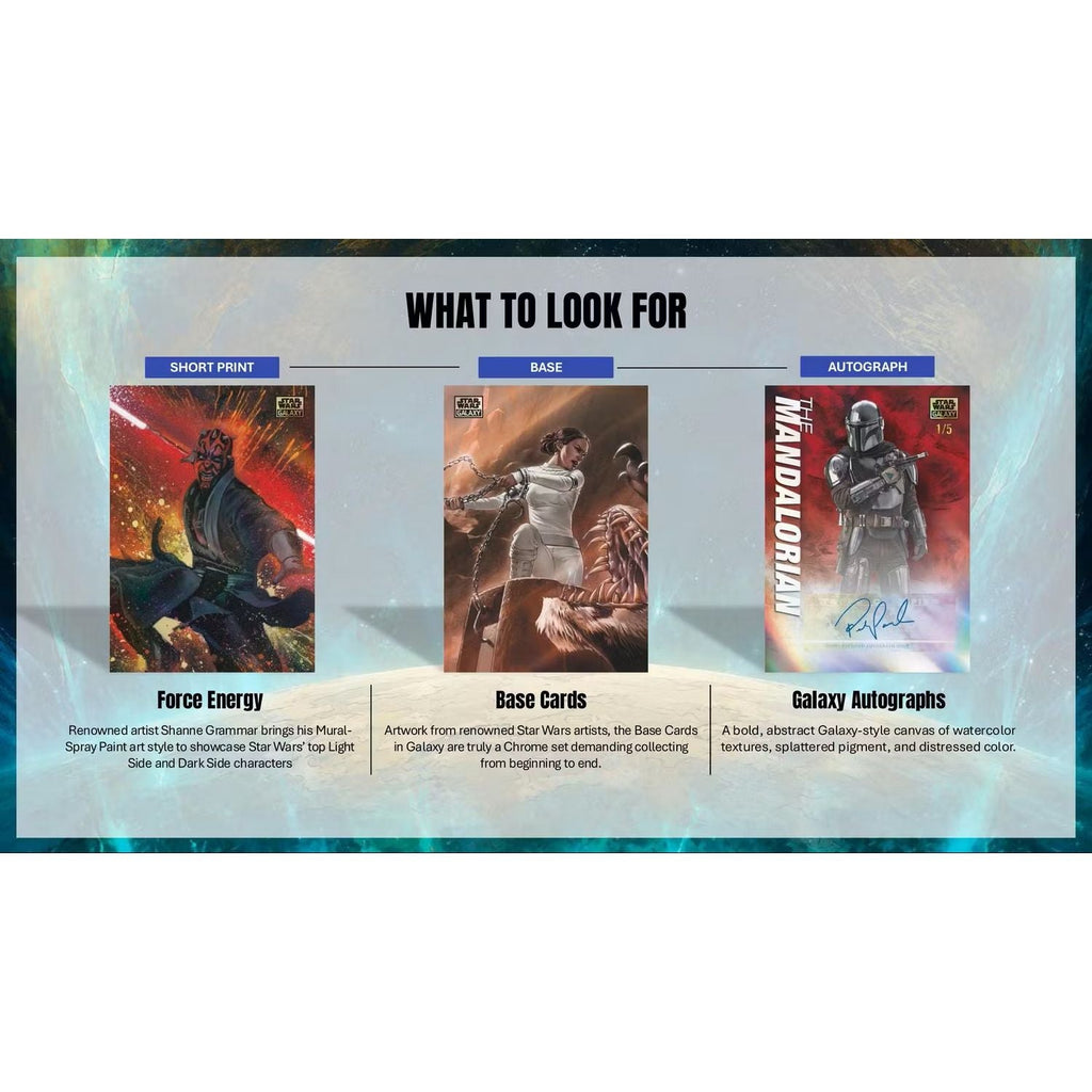 2026 Topps Star Wars Chrome Galaxy Hobby Box