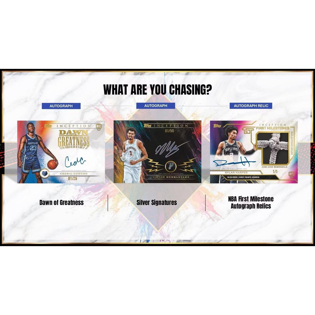 2025-26 Topps Inception Basketball Hobby Box