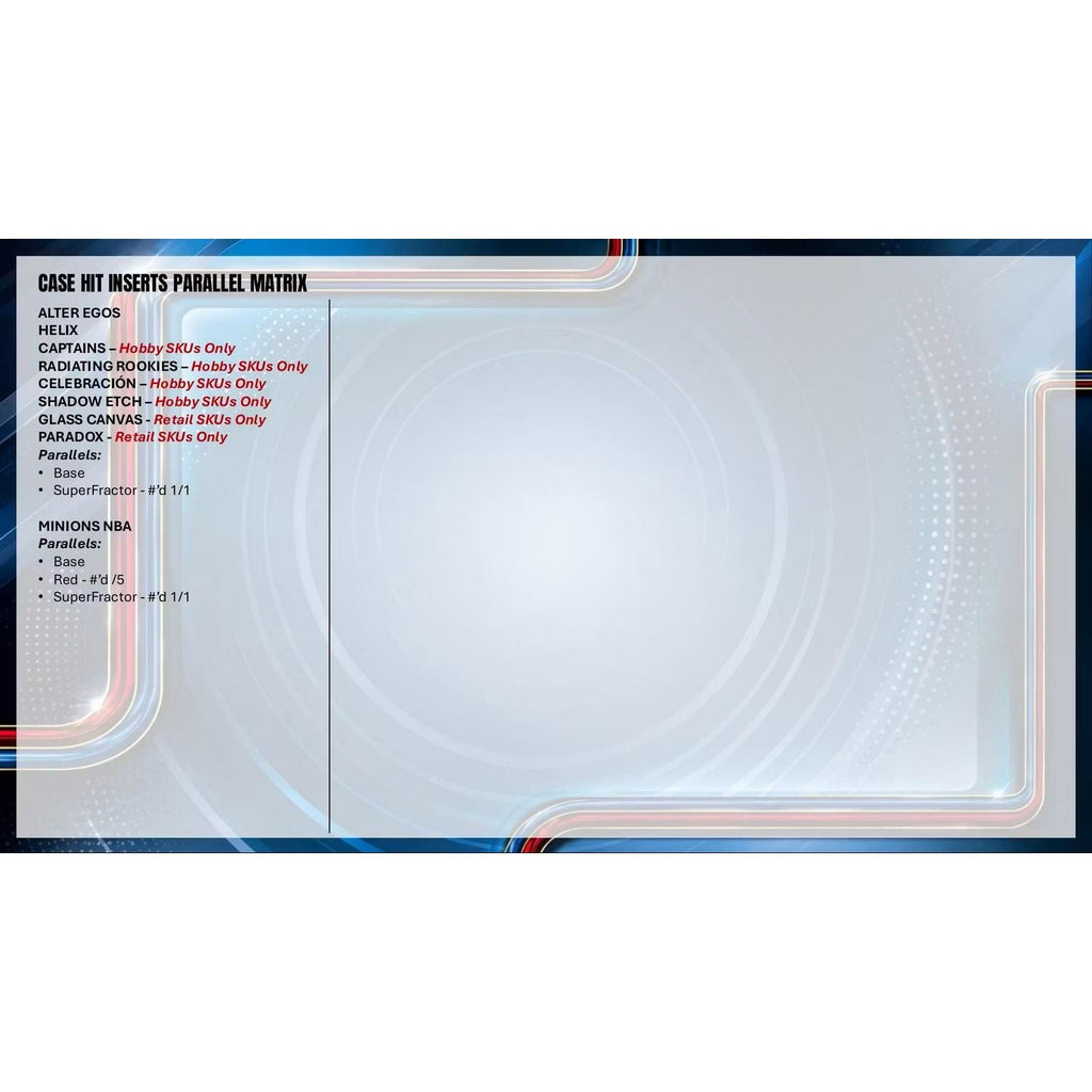 2025-26 Topps Chrome Update Series Basketball Hobby Box