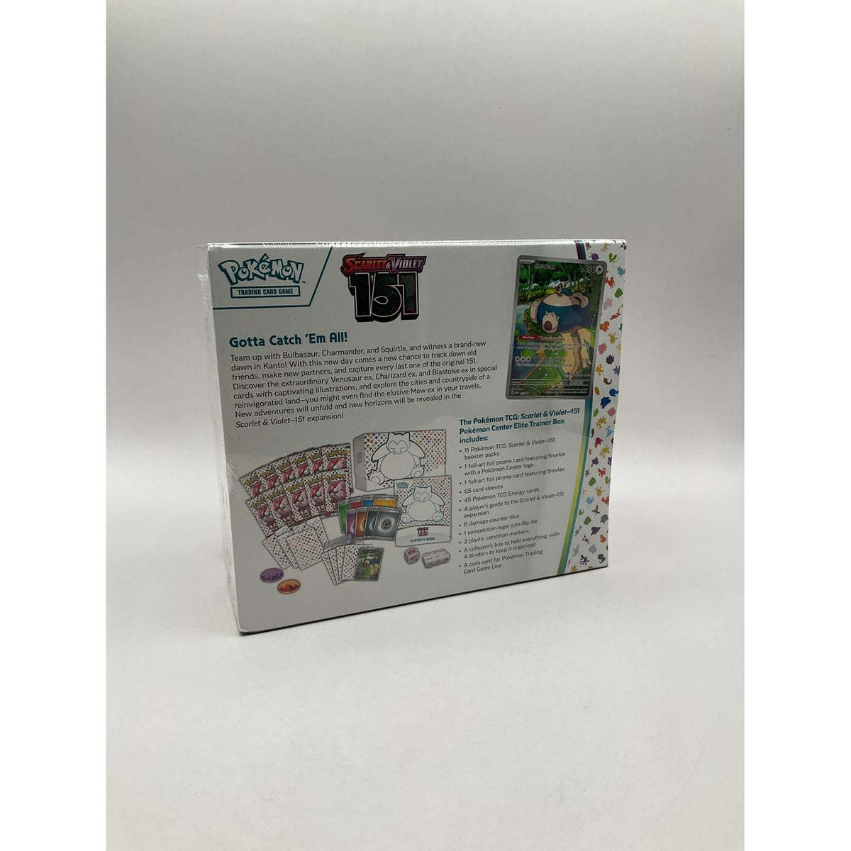 Pokemon: Scarlet & Violet 151 Elite Trainer Box Pokemon Center Exclusive #1 *See Pictures for Condition*