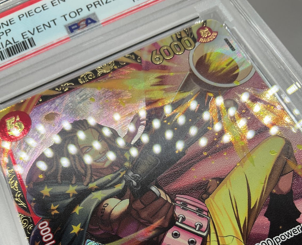 Yasopp One Piece Card Game Official Event Top Prize #013 PSA 10