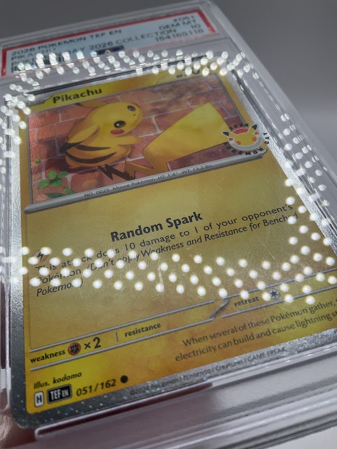 Pikachu Pokemon Temporal Forces Pokemon Day 2026 Collection #051 PSA 10