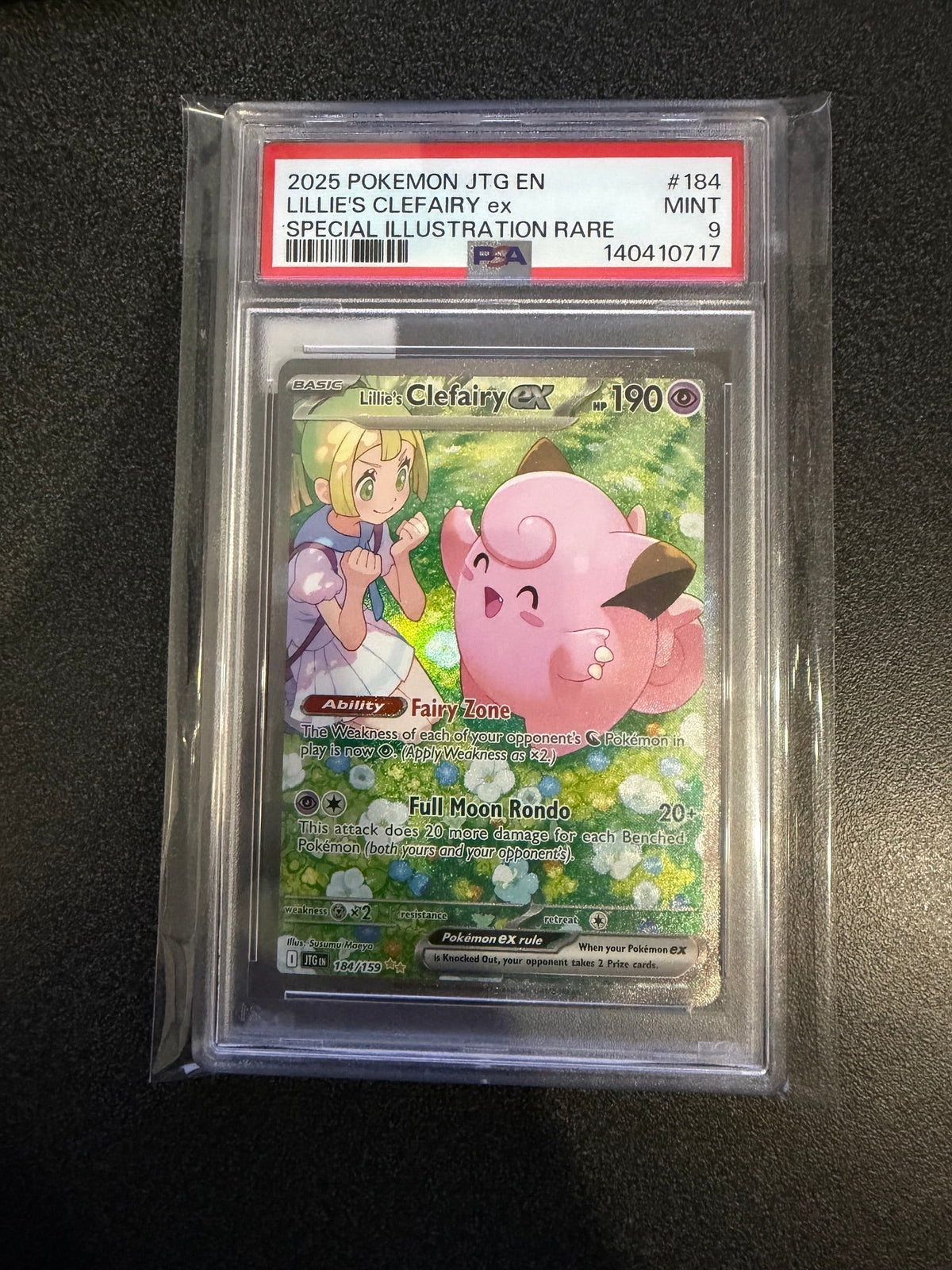 Pokemon: PSA 9 Lillie's Clefairy ex (SIR) - Journey Together